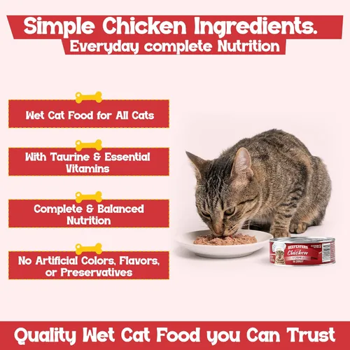 Vista 54 de Beefeaters Chicken Pate - Alimento húmedo para gatos, 3 onzas (paquete de 24 unidades), alimento húmedo para adultos con taurina, alimento húmedo