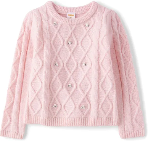 Vista 16 de Gymboree Suéter sin botones de manga larga con cuello redondo para bebés y niños pequeños Negro