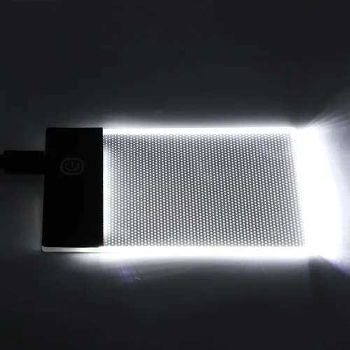 Vista 7 de A6 portátil LED caja de luz trazador pequeña almohadilla de luz LED tablero de luz pequeña almohadilla de luz de seguimiento de artcraft almohadilla