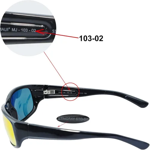 Vista 5 de Walleva - Lentes de repuesto para gafas de sol Maui Jim Stingray Varias opciones disponibles