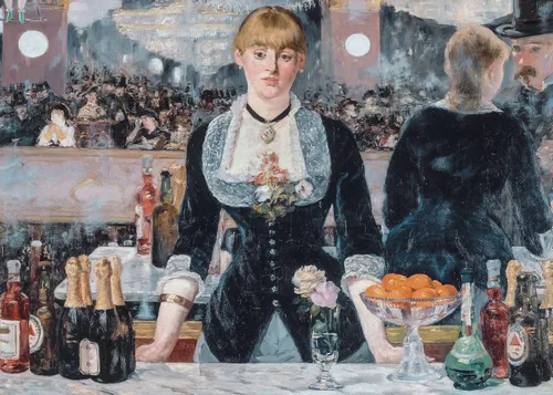 Vista 2 de Clementoni 1000 el. Un bar en el Folies-BergreJatte [Puzzle]