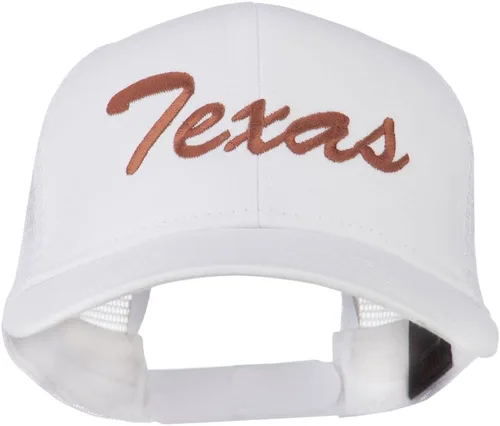 Vista 10 de e4Hats Gorra de malla bordada de Texas Mid States Negro