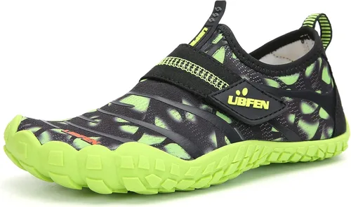Vista 2 de UBFEN - Zapatos para el agua para niños y niñas, acuáticos y livianos, de secado rápido, para ir a la playa, practicar deportes y natación