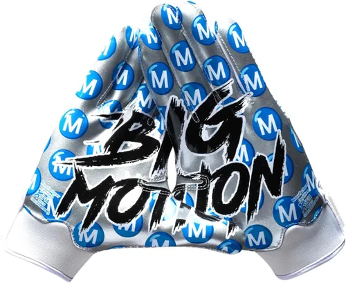 Vista 61 de Battle Sports - Guantes de fútbol americano para receptor abierto con dorso de mano, ultraadherentes y con agarre, antideslizantes, para adultos