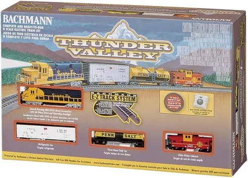 Vista 2 de Bachmann Trains - Juego de tren eléctrico Thunder Valley listo para usar - escala N Multi, Mediano