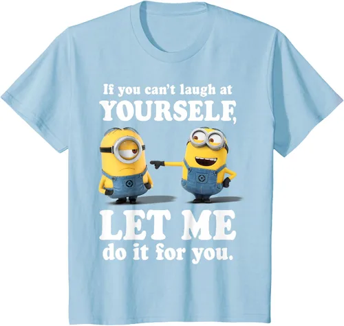Vista 14 de Camiseta gráfica de Minions de Mi villano favorito: Ríete de ti mismo Negro