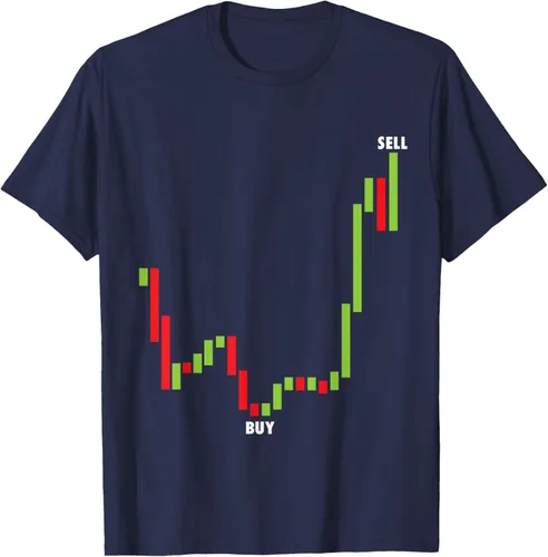 Vista 50 de Funny Day Trading Comprar Baja Venta Alta Stock Trading Camiseta Negro