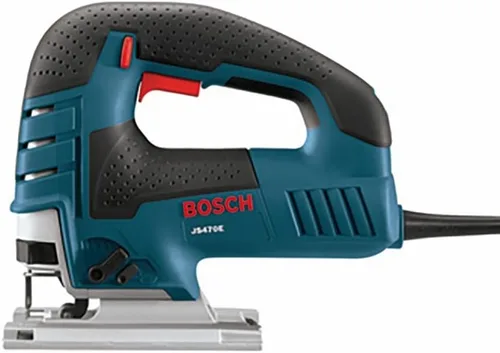 Vista 3 de Bosch - Sierra caladora JS470E, con cable, mango superior, 120 V, baja vibración, velocidad variable, 7 amperios, para un corte suave de hasta 5-7/8