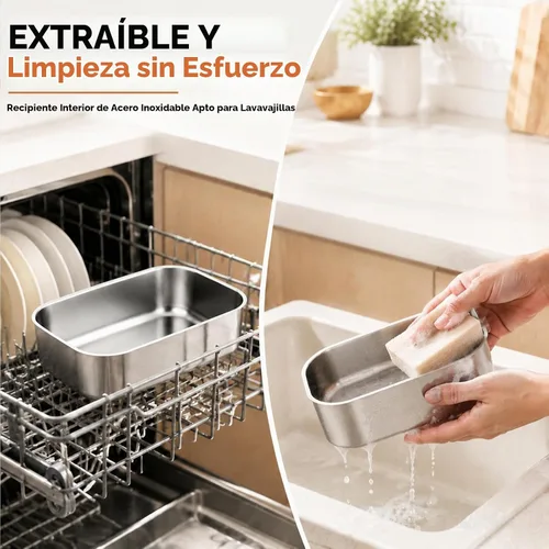 Vista 6 de Fiambrera eléctrica, calentador de alimentos portátil 1.5L para Negro