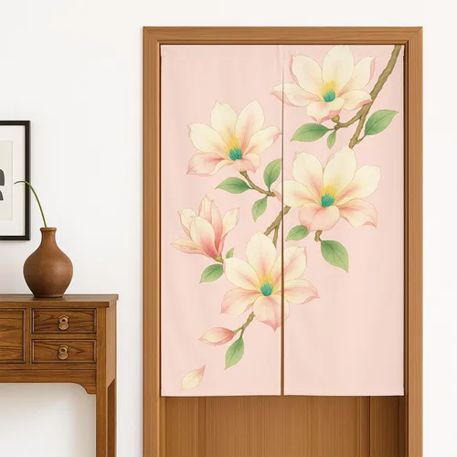 Vista 15 de Cortina japonesa para puerta, cortinas de algodón noren, cortina japonesa, cortina de puerta de lino de algodón, 33.5 x 55 pulgadas, tapiz