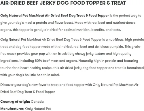 Vista 5 de Only Natural Pet MaxMeat Holistic - Comida seca al aire para perros, totalmente natural, alta proteína, sin granos e ingredientes limitados, hecha