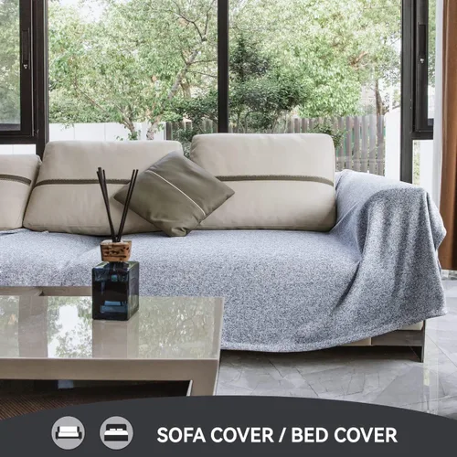Vista 5 de KAWAHOME Manta de verano para cama, mantas ligeras y suaves, manta de punto de jersey fina y transpirable para dormir con calor, 55 x 79 pulgadas