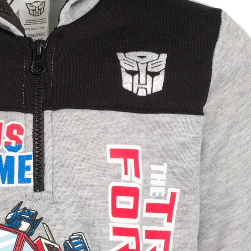 Vista 6 de Transformers Optimus Prime Bumblebee Megatron - Sudadera con capucha de media cremallera para niños pequeños a grandes