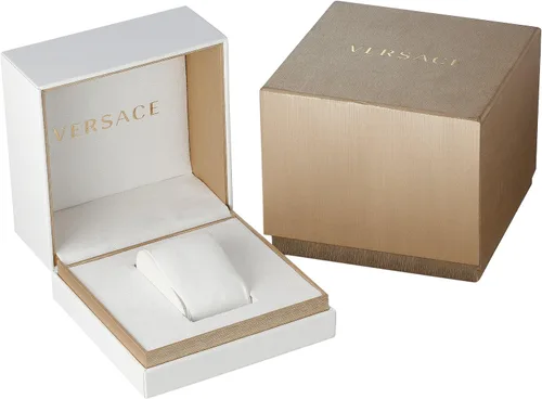 Vista 3 de Versace Reloj negro de cuarzo suizo V16050017 Daphnis con pantalla analógica para mujer, Negro -, Moderno