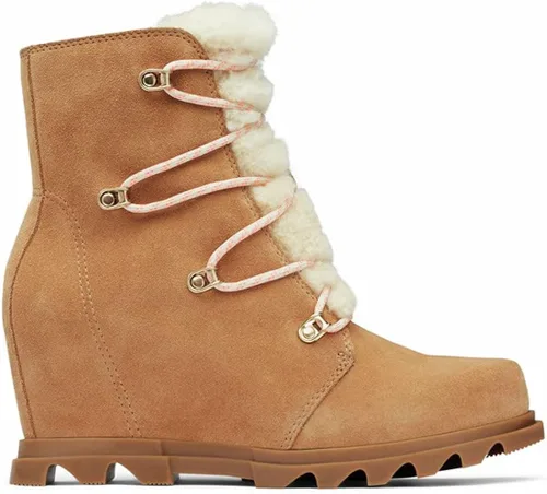 Vista 2 de SOREL Joan of Arctic Wedge III - Botas de cuña de gamuza impermeables para mujer