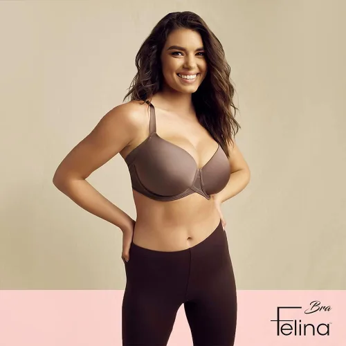 Vista 6 de Felina Paramour Marvelous Side Smoothing - Brasier para mujer, brasier sin costuras, brasier de talla grande