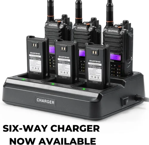 Vista 8 de BAOFENG UV-9G GMRS Radio, Radio bidireccional impermeable IP67 para adultos, Escáner y receptor NOAA de largo alcance, Radio recargable portátil