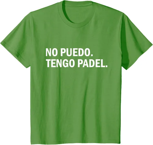 Vista 64 de Camiseta de jugador divertido No Puedo Tengo Padel Hobby