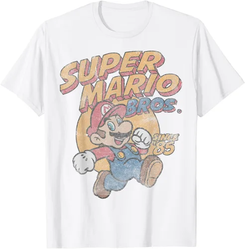 Vista 53 de Super Mario Bros. Desde '85 Camiseta Vintage con Póster' Negro