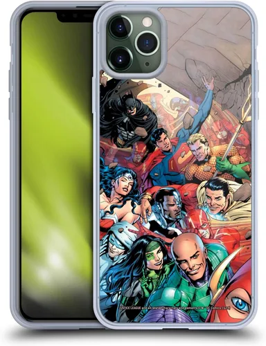 Vista 164 de Head Case Designs Funda de gel con licencia oficial de la Liga de la Justicia DC Comics #10 Darkseid War Comic Book Cover