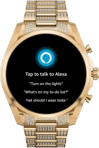 Vista 6 de Michael Kors - Reloj inteligente con pantalla táctil Gen 6 con altavoz, frecuencia cardíaca, oxígeno en la sangre, GPS, pagos sin contacto
