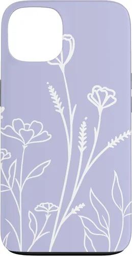 Vista 7 de Summer Wildflowers Pattern Pastel Design Floral Periwinkle Case for iPhone 17