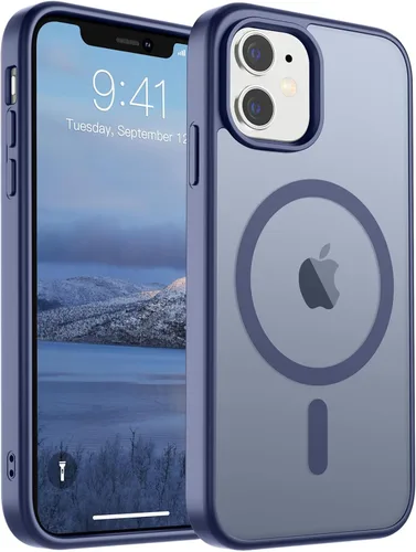 Vista 14 de SUPFINE Funda magnética para iPhone SE 2022 (3ª)/2020 (2ª), iPhone 8 (compatible con MagSafe) (protección contra caídas de grado militar), funda