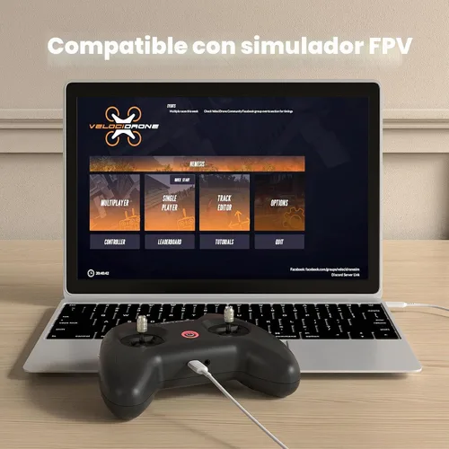 Vista 7 de BETAFPV Aquila16 FPV Kit con transmisor LiteRadio 2 SE para simulador, gafas VR03 con función de grabación DVR, 3 modos de vuelo, kit RTF 1S