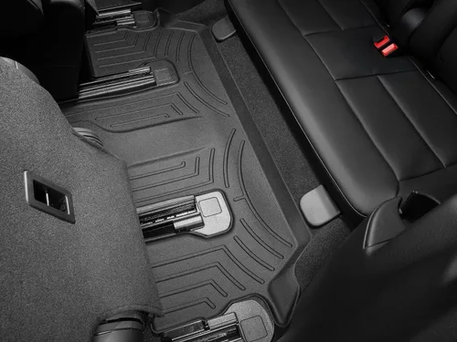 Vista 2 de WeatherTech Revestimientos de piso de ajuste a medida para Ford Explorer Hybrid, Explorer ST, Explorer - 3ª fila (4415755), Negro