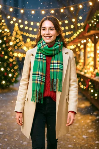 Vista 92 de Bufanda de invierno Achillea suave y cálida, de tartán, a cuadros, de cachemira, unisex