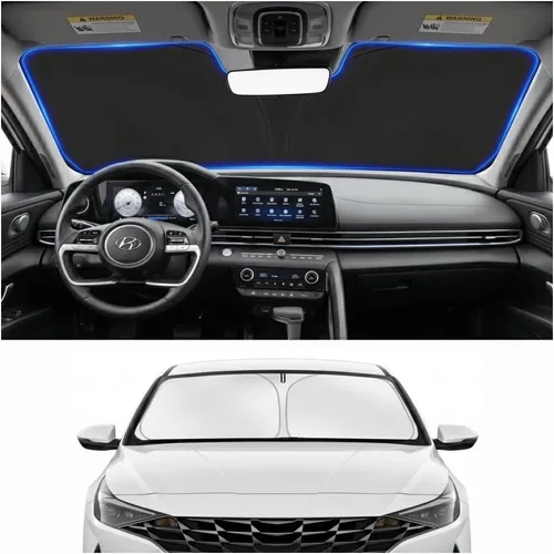 Vista 47 de Parasol para parabrisas para BMW X1 E84 2016-2024 2025, accesorios – Cubierta de parasol para parabrisas de ventana delantera, ajuste personalizado
