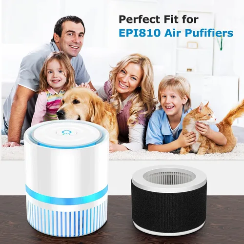 Vista 7 de Filtro de repuesto EPI810 compatible con purificadores de aire KOIOS y MOOKA y MEGAWISE EPI810, con filtro HEPA 3 en 1 para filtro Mooka EPI810