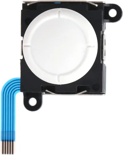 Vista 7 de Entatial Módulo de botón Joystick, ligero, compacto, resistente al desgaste, fácil de reemplazar, palillo de pulgar para interruptor Joycon (blanco)
