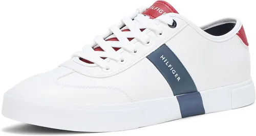 Vista 45 de Tommy Hilfiger Zapatillas Pandora para hombre Blanco/Azul marino 164