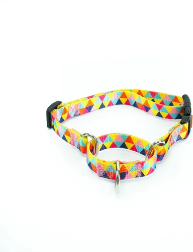 Vista 2 de Martingale - Collares de perro con estampado cómodo y ajustable, resistente celosía, talla S
