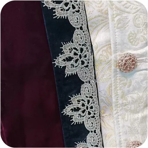 Vista 6 de Crubelon Chaqueta de vampiro medieval steampunk para hombre, abrigo gótico victoriano