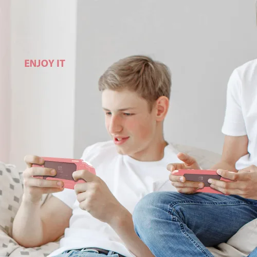 Vista 6 de Switch Lite - Funda protectora para Nintendo Switch Lite, compatible con Nintendo Switch Lite, protector de pantalla, funda de agarre de mano