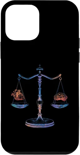 Vista 16 de Funda para iPhone 16 con corazón y cerebro