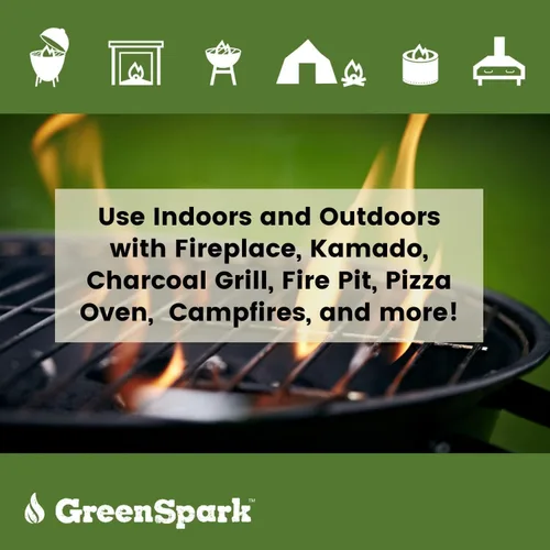 Vista 6 de Iniciadores de fuego naturales para parrilla, ahumador, horno de pizza, barbacoa, chimenea, estufa de madera y pellets, hoguera, quemadura larga