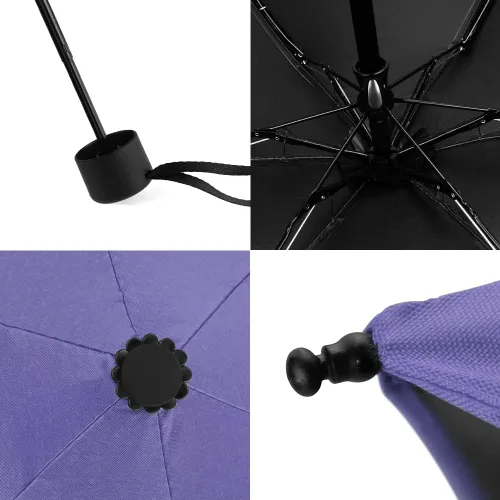 Vista 4 de Yoobure Small Mini Umbrella with Case Light Compact Design Perfect for Travel Lightweight Portable Parasol Outdoor SunRain Umbrellas