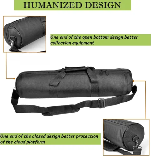Vista 7 de BLIRITEL Funda de transporte para trípode de 27.6 pulgadas, bolsa de trípode acolchada resistente con correa para el hombro para soporte ligero