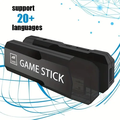Vista 9 de Steria Wireless Retro Game Stick, X2 4K HD HDMI Output 2.4G Wireless Controller Gamepad Built-in 30,000 Games Mini Plug and Play Arcade Video Home