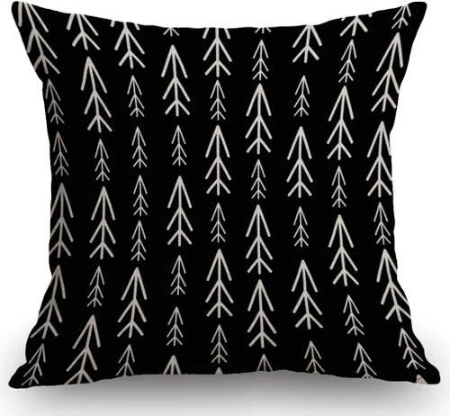 Vista 19 de SSOIU Fundas de almohada de lino y algodón con diseño de calavera de azúcar para exteriores, fundas de cojín cuadradas estándar para sofá o cama, 18