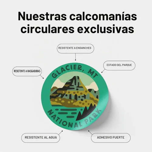 Vista 5 de Botella de agua de los Parques Nacionales con kit de pegatinas, colaboración de Erikas Chesonis, botella de aventura con pajita, pegatinas Paquete