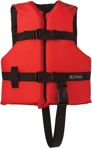 Vista 8 de ONYX Chaleco salvavidas de uso general aprobado por la Guardia Costera para niños 33-55lbs
