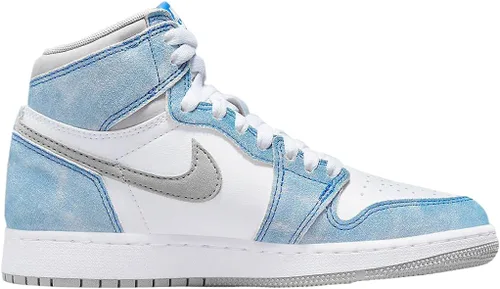 Vista 2 de Nike Zapato de baloncesto para niño, BlancoAzul