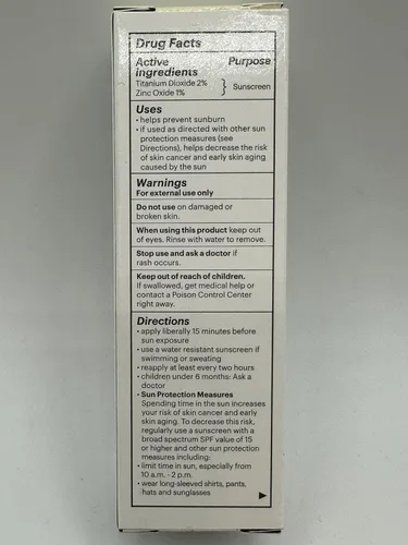 Vista 8 de Glo Skin Beauty SPF 40+ sin aceite, 1.7 onzas líquidas, protector solar mineral para cara con óxido de zinc, hidratante facial hidratante con ácido