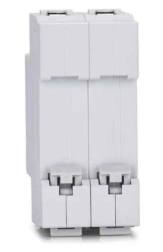 Vista 8 de Interruptor de Circuito en Miniatura AC, Interruptor de Circuito de 6 Amp 120V/240V de 2 Polos para Montaje en Riel DIN, Desconexión de CA Solar