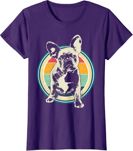 Vista 8 de Camiseta de raza de perro francesa Bulldog Frenchie, Negro, S