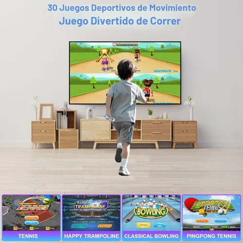 Vista 3 de Consola de videojuegos con más de 100 juegos, consola de videojuegos portátil para niños Plug and Play Video Games for TV, Shooting Games,Game Gun